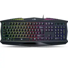 GENIUS - Teclado Gamer - Scorpion K220 - RGB - USB 2.0 - Negro