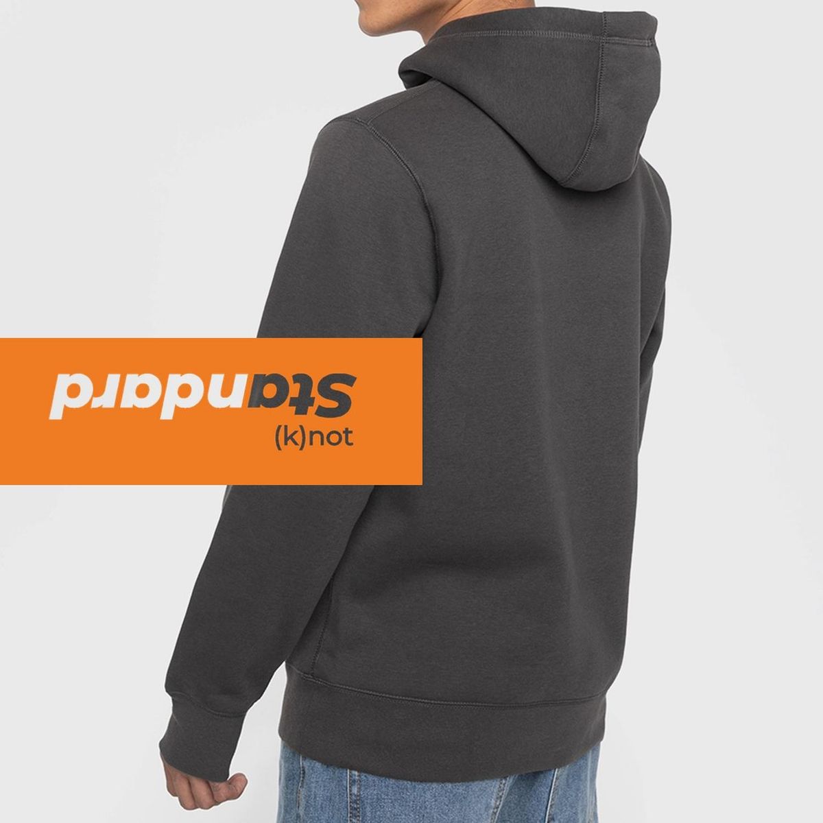 STANDARD - Poleron Hombre Canguro Algodon Standard Butter con Capucha