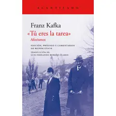 GENERICO - Libro Tú eres la tarea - Franz Kafka