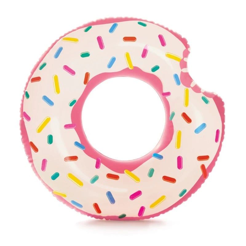 INTEX - Flotador Inflable INTEX Rainbow Donut Tube