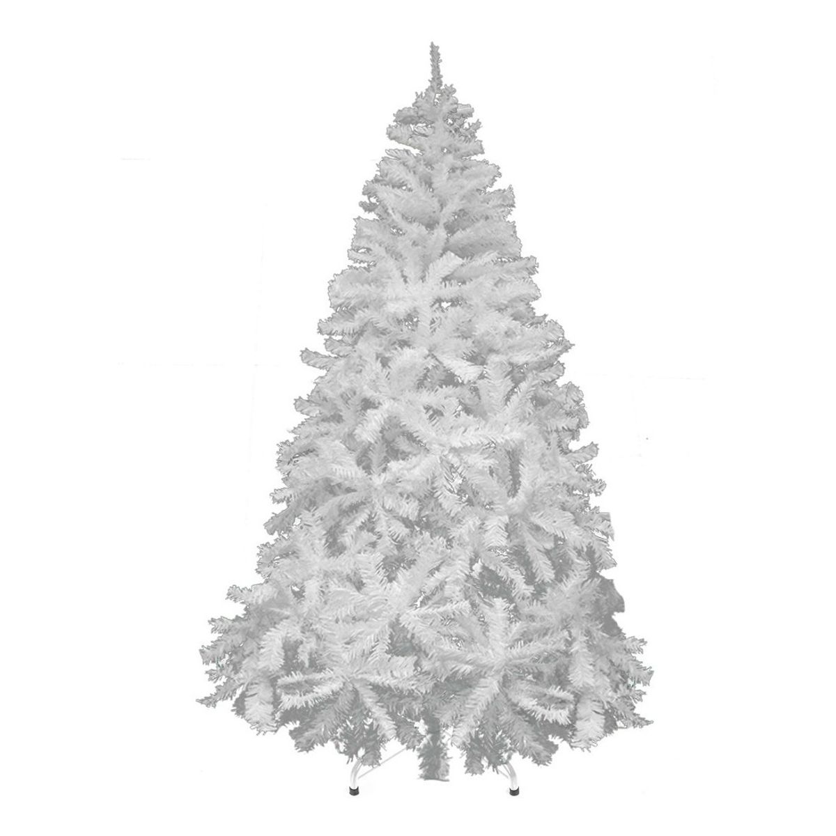 JARDIMEX - Arbol Pino De Navidad Blanco 190cm Frondoso Jardimex