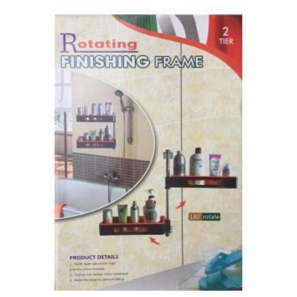 GENERICO - Organizador Esquinero Dos Niveles Para Cocina O Baño