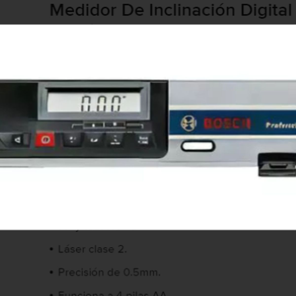 BOSCH - Medidor De Inclinación Digital Gim 60 L - Bosch
