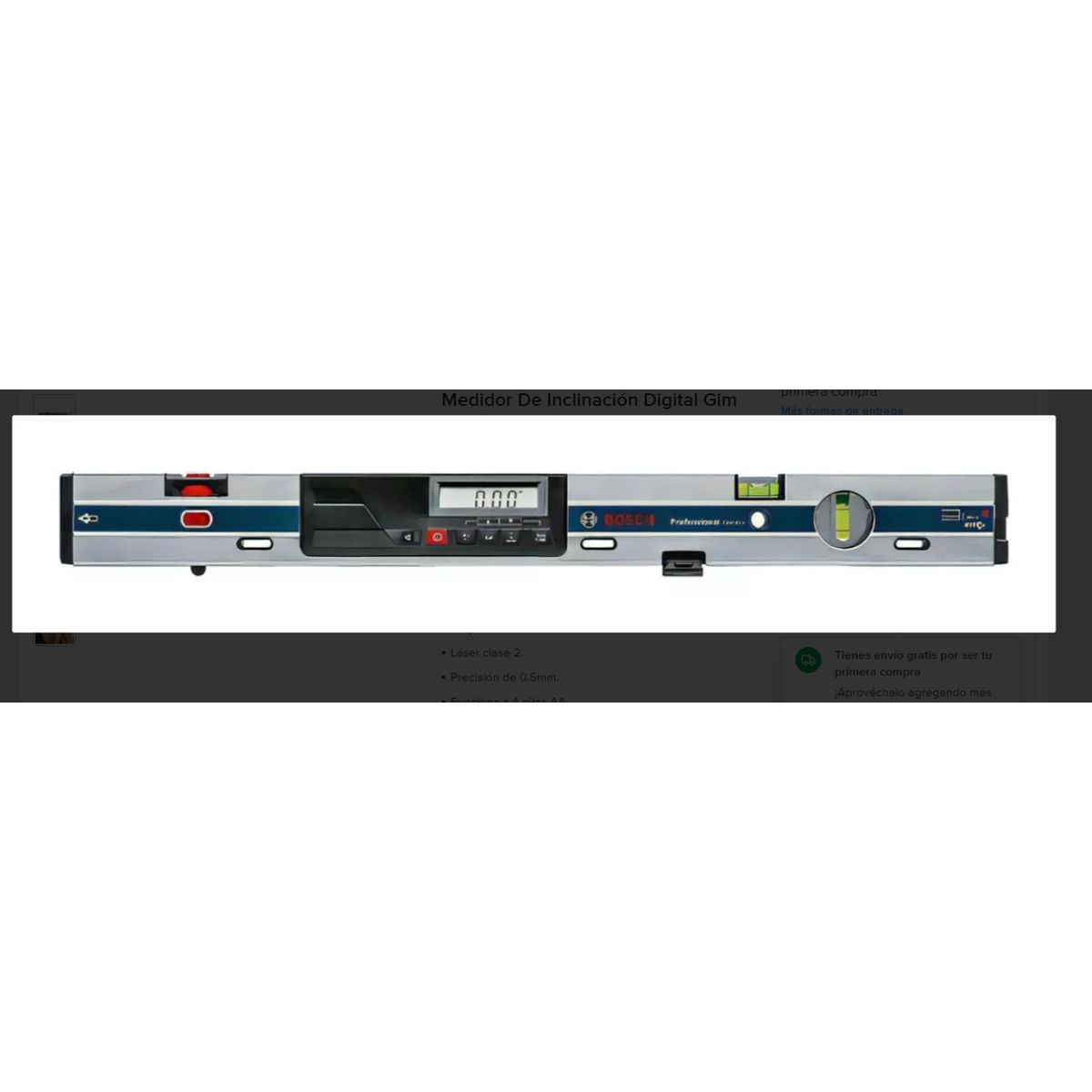 BOSCH - Medidor De Inclinación Digital Gim 60 L - Bosch