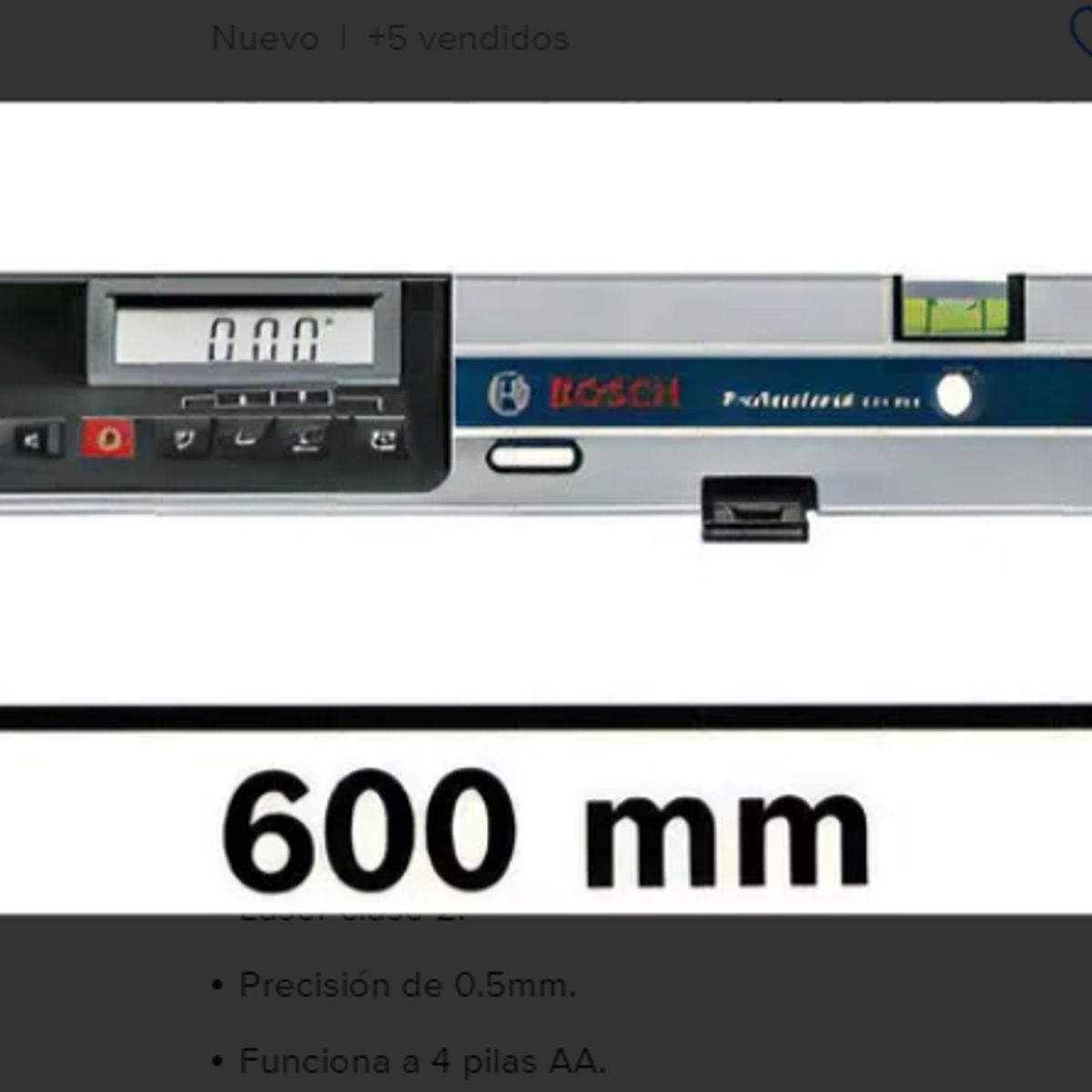 BOSCH - Medidor De Inclinación Digital Gim 60 L - Bosch