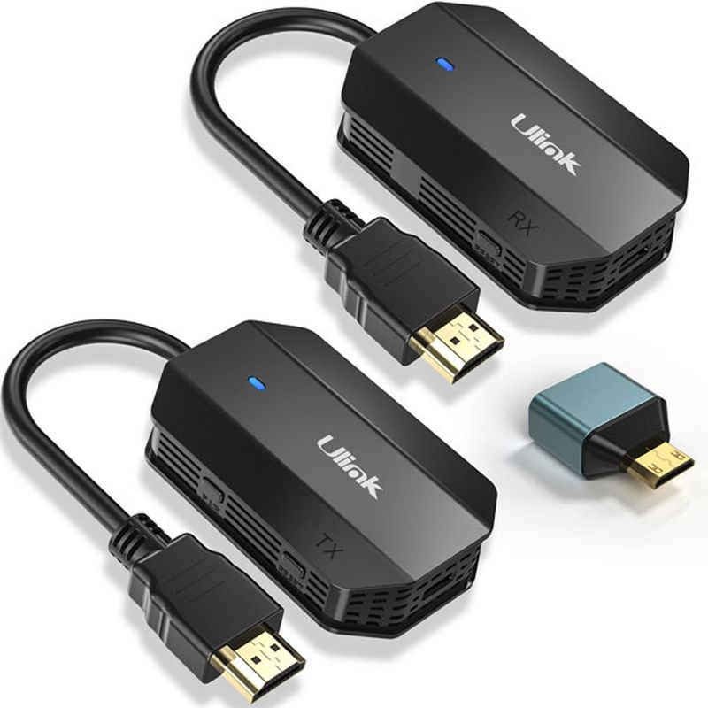 ULINK - TRANSMISOR HDTV INALAMBRICO 30 METROS, ENERGIZADOS POR USB.