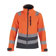 T-WORLD - Chaqueta Softshell Hi-Vis Clase 2 Manga Larga Mujer