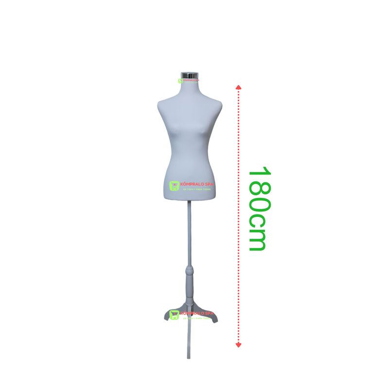 GENERICO - Torso Maniqui Dama Con Pedestal Para Sastre Costura Modista