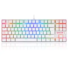 REDRAGON - Teclado Gamer - Kumara K552 RGB 80% USB Español Switch Red