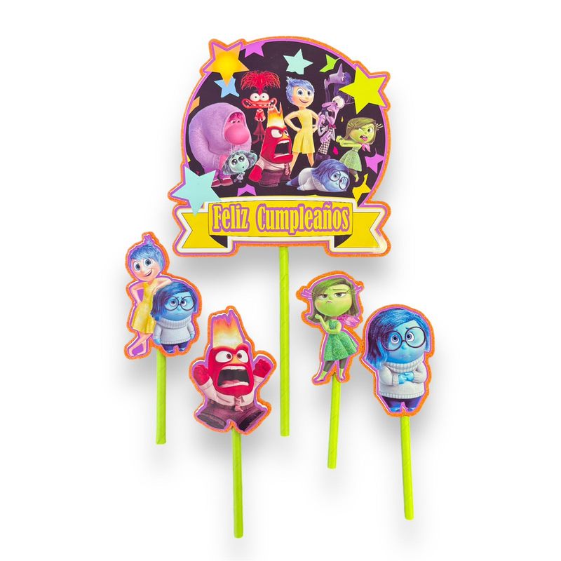 GENERICO - Topper Deco Torta Cotillon Cup Cake Tematicas Fiestas