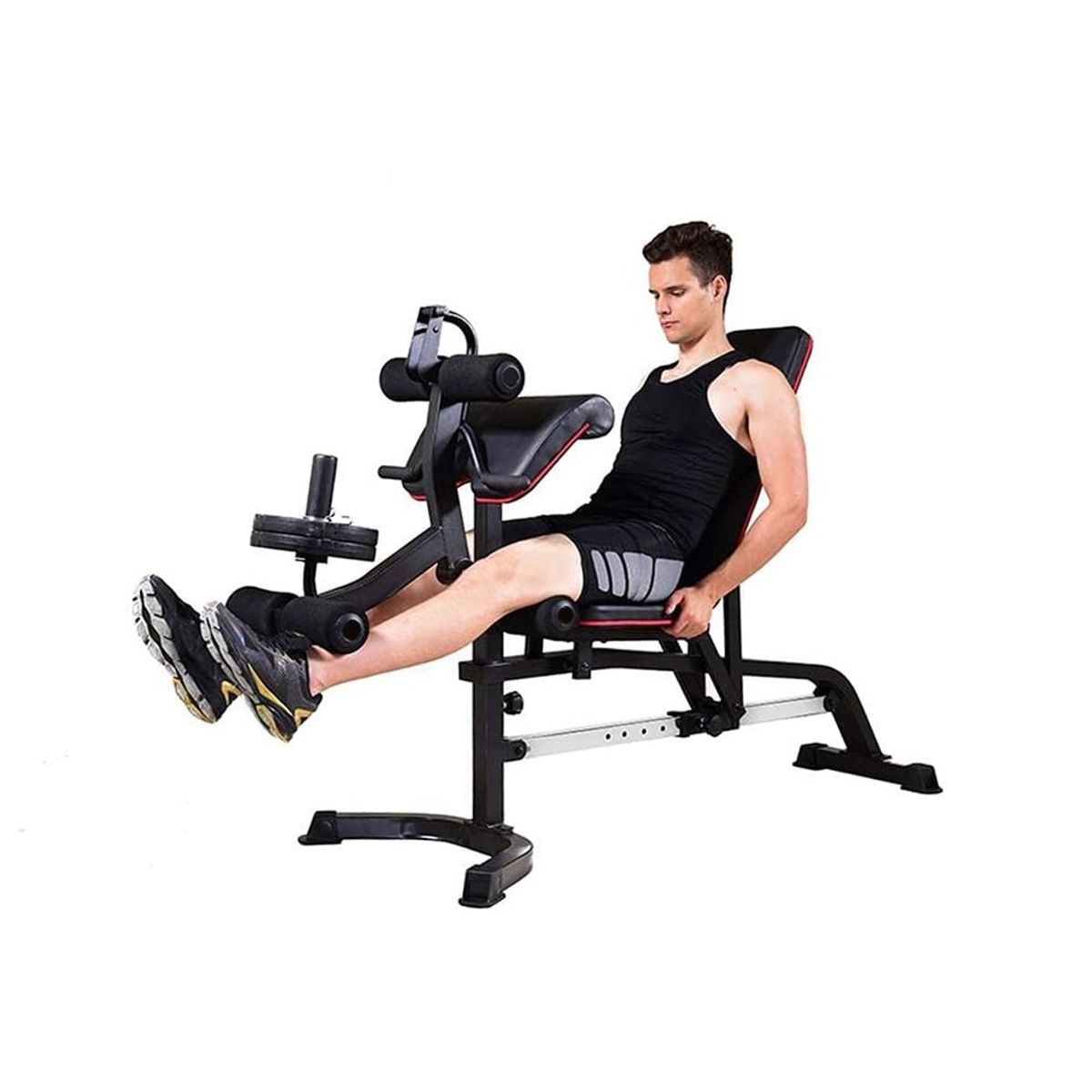 SDFIT - Banco Leg Extension soporte olímpico Curl Bíceps - AD-185060