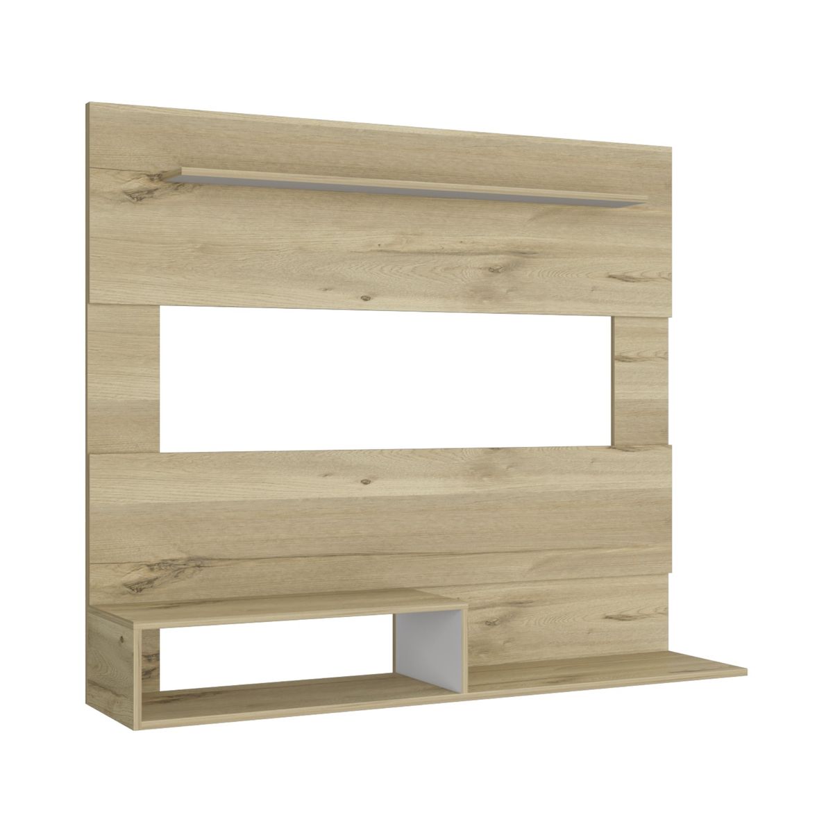 FMFURNITURE - Panel TV 55" 120X140 Cm Fm-010C - Café Claro