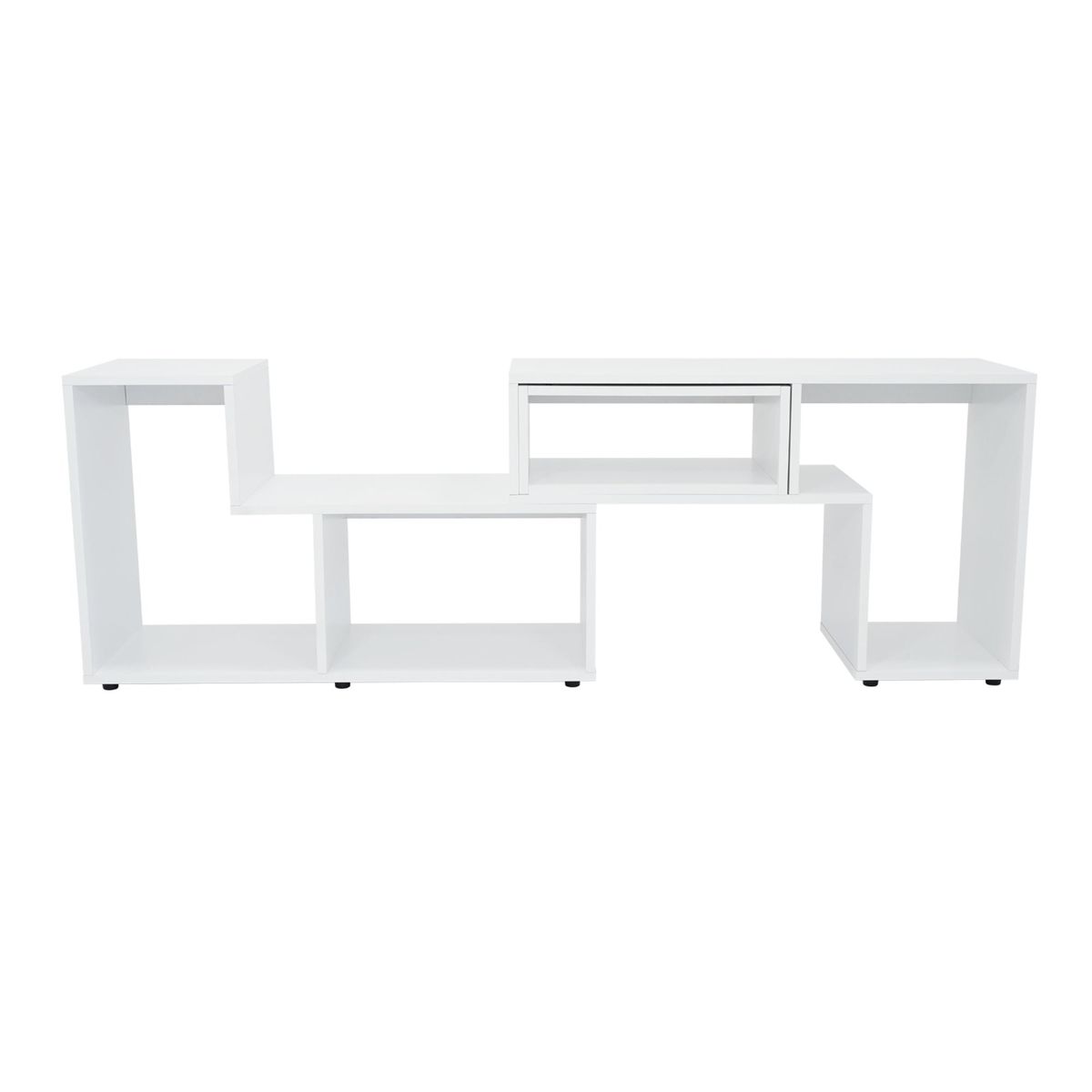 FMFURNITURE - Rack TV 40" Extensible Fm-036B Blanco