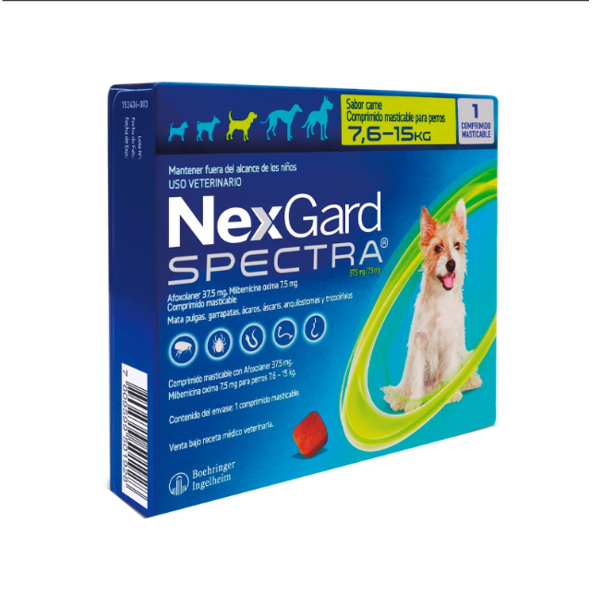 BOEHRINGER INGELHEIM - NexGard Spectra 7,6 - 15 Kg