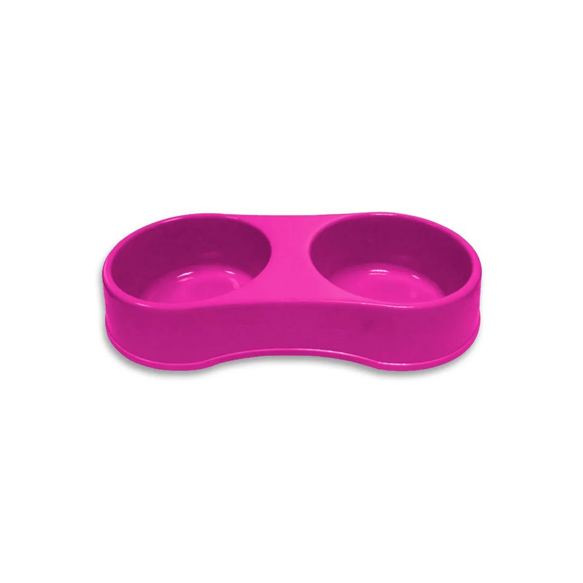 GENERICO - Plato Mascota Doble Redondo Rosado
