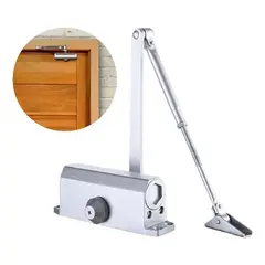 GENERICO - Brazo Hidraulico Cierra Puertas Automatico 25 A 35 Kg
