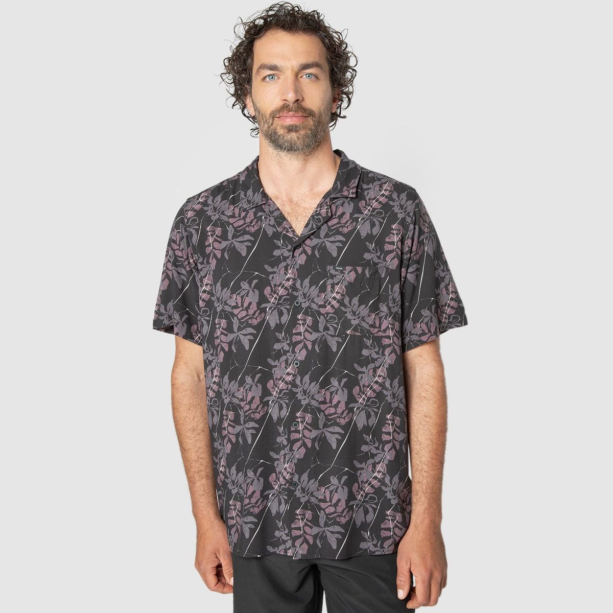 BLACK - Shirt Viscose Savage Black Black Bubba