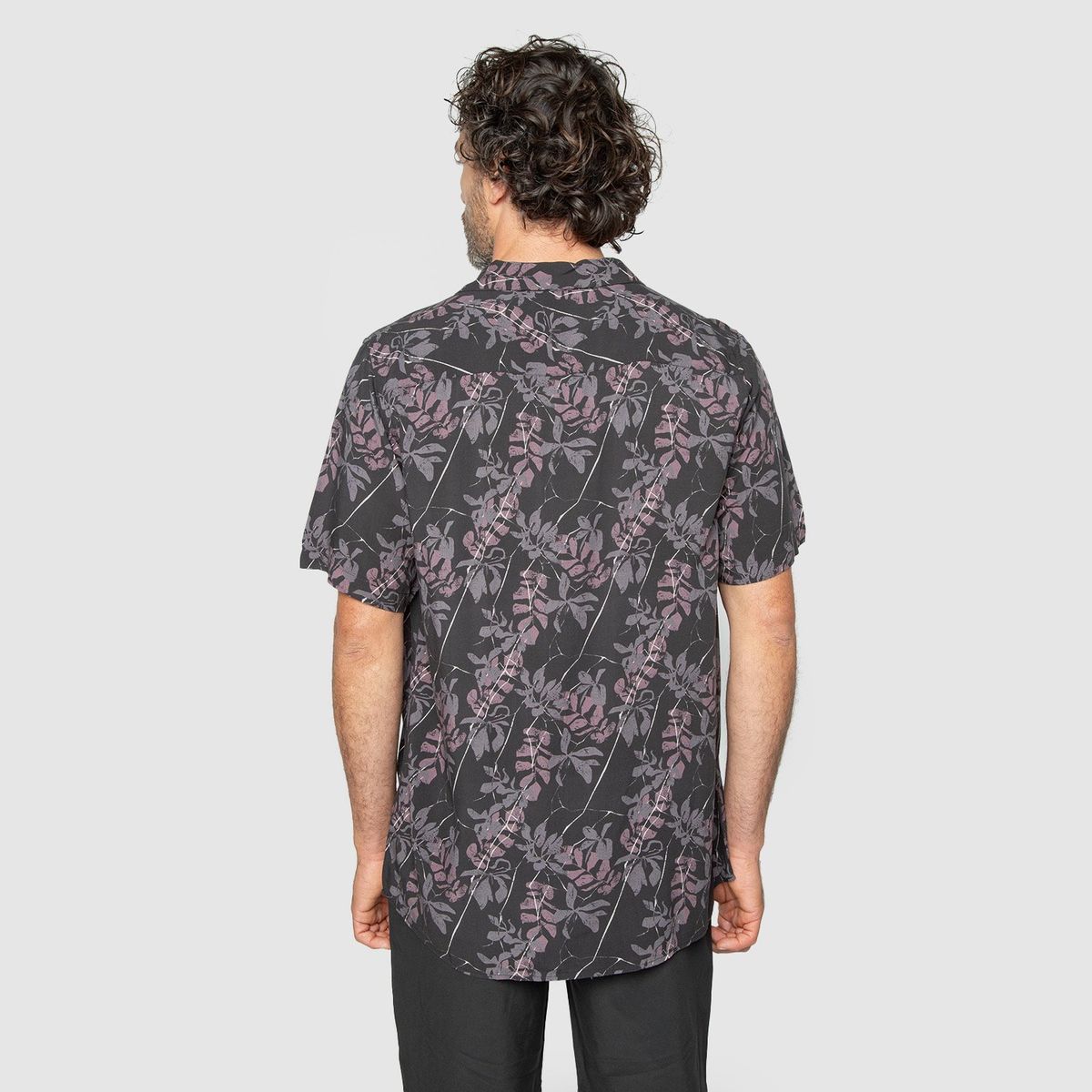 BLACK - Shirt Viscose Savage Black Black Bubba