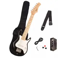 GENERICO - Guitarra Electrica 30in Pack Niños Amplificador 2W + Accs BL