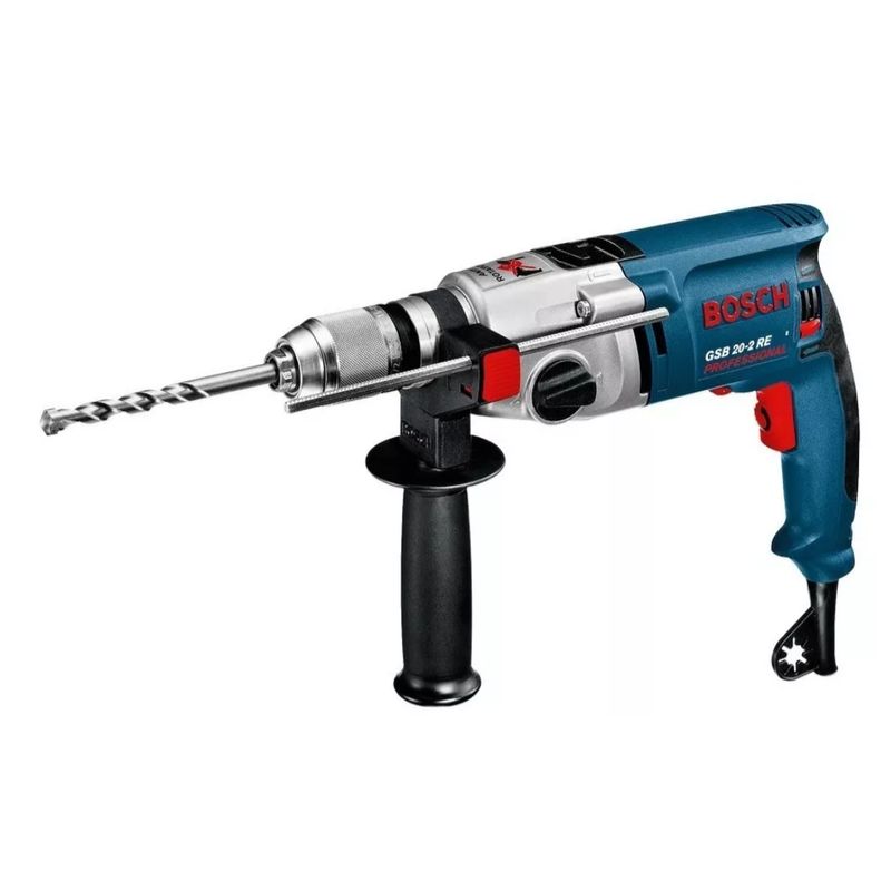 BOSCH - Taladro percutor atornillador eléctrico de 13mm Bosch GSB 20-2 RE