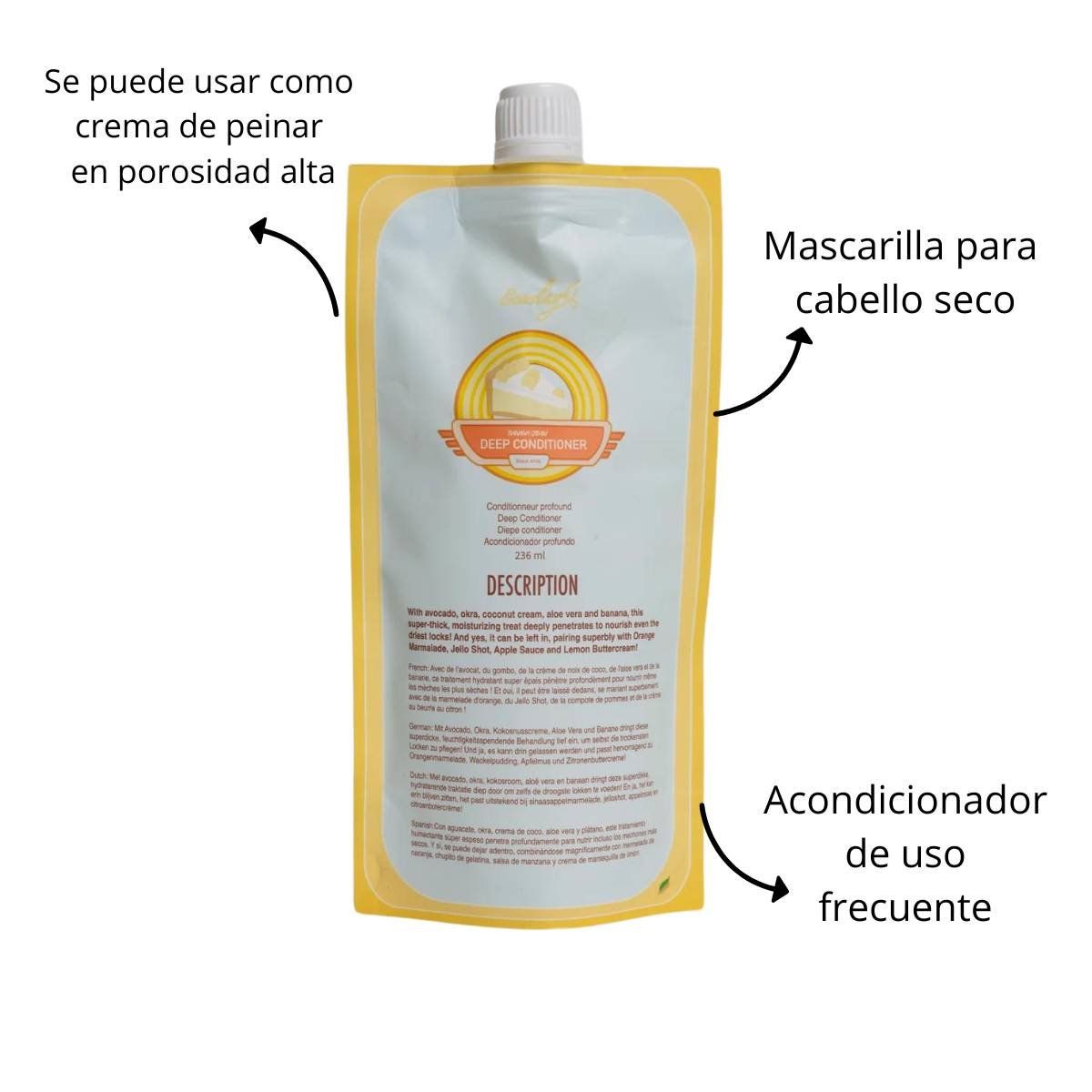 ECOSLAY - Acondicionador Capilar Banana Cream