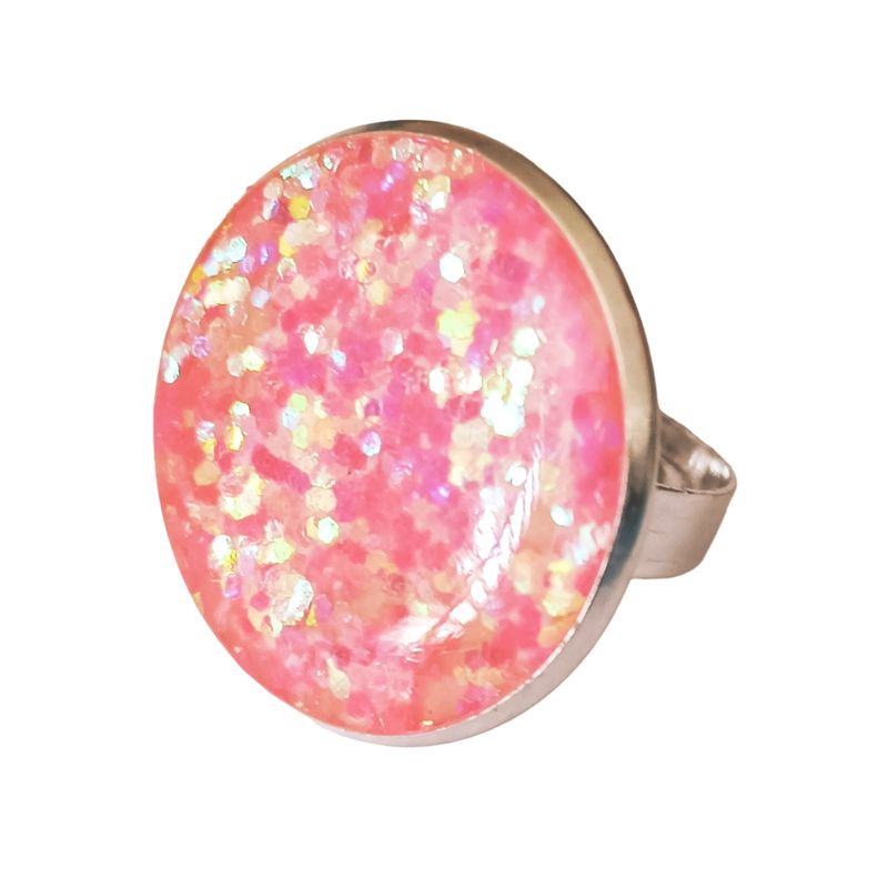 CATHALIFAUDJOYAS - Anillo resina brillos CathalifaudJoyas