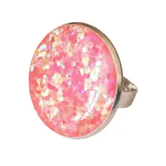 CATHALIFAUDJOYAS - Anillo resina brillos