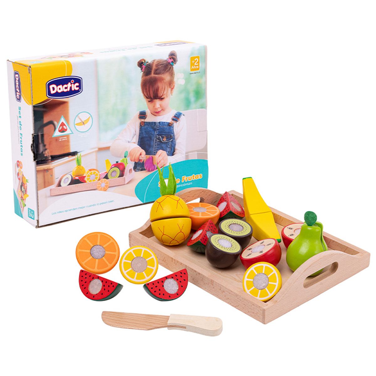 DACTIC - Frutas para Porcionar de Madera