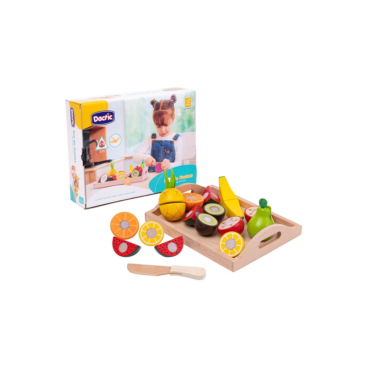 DACTIC - Frutas para Porcionar de Madera