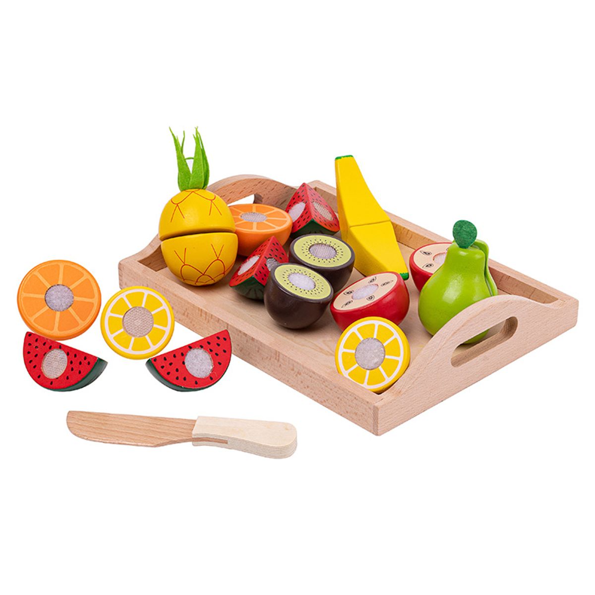 DACTIC - Frutas para Porcionar de Madera