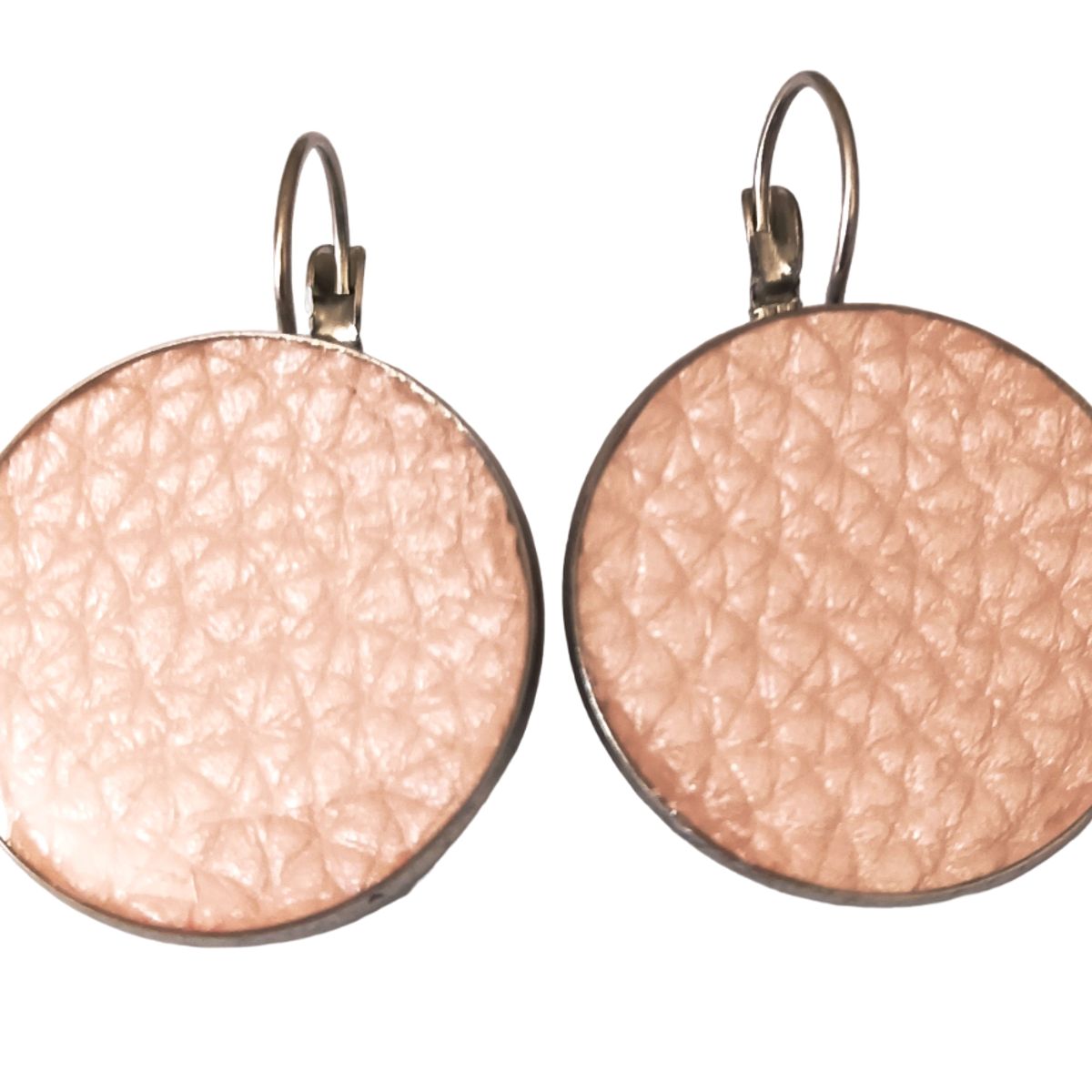 CATHALIFAUDJOYAS - aros ecocuero acero cathalifaudjoyas