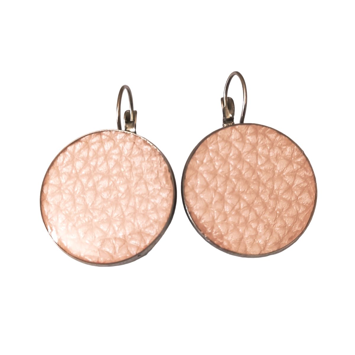 CATHALIFAUDJOYAS - aros ecocuero acero cathalifaudjoyas