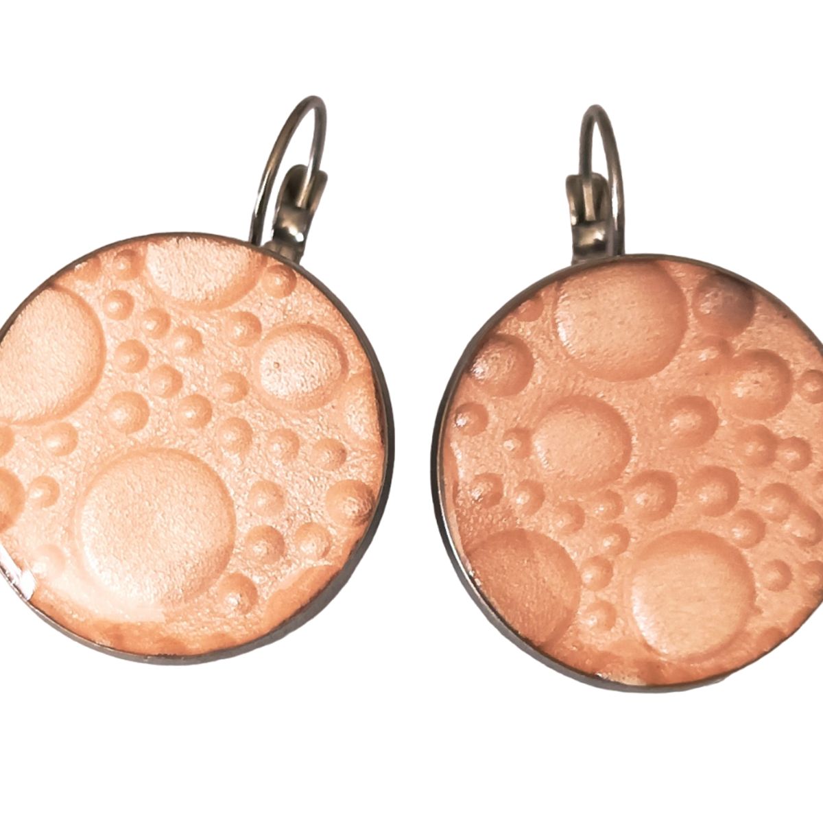 CATHALIFAUDJOYAS - aros ecocuero acero cathalifaudjoyas