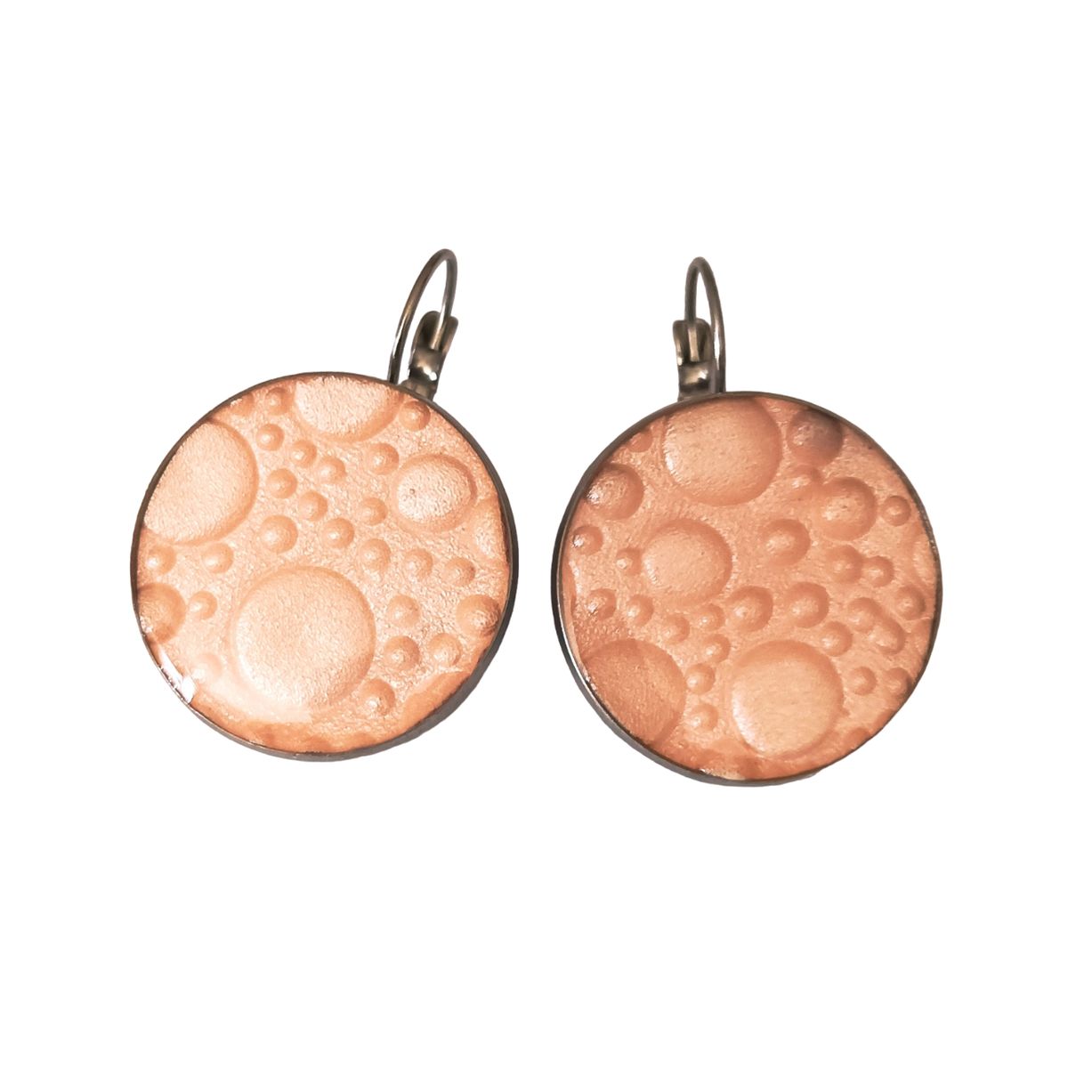 CATHALIFAUDJOYAS - aros ecocuero acero cathalifaudjoyas