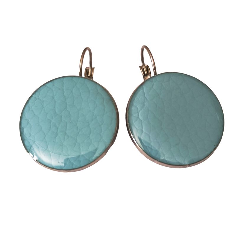 CATHALIFAUDJOYAS - aros ecocuero acero cathalifaudjoyas