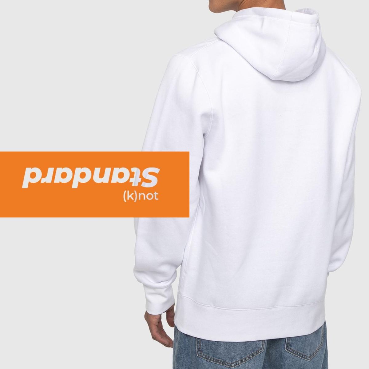 STANDARD - Poleron Hombre Canguro Algodon Standard Butter con Capucha