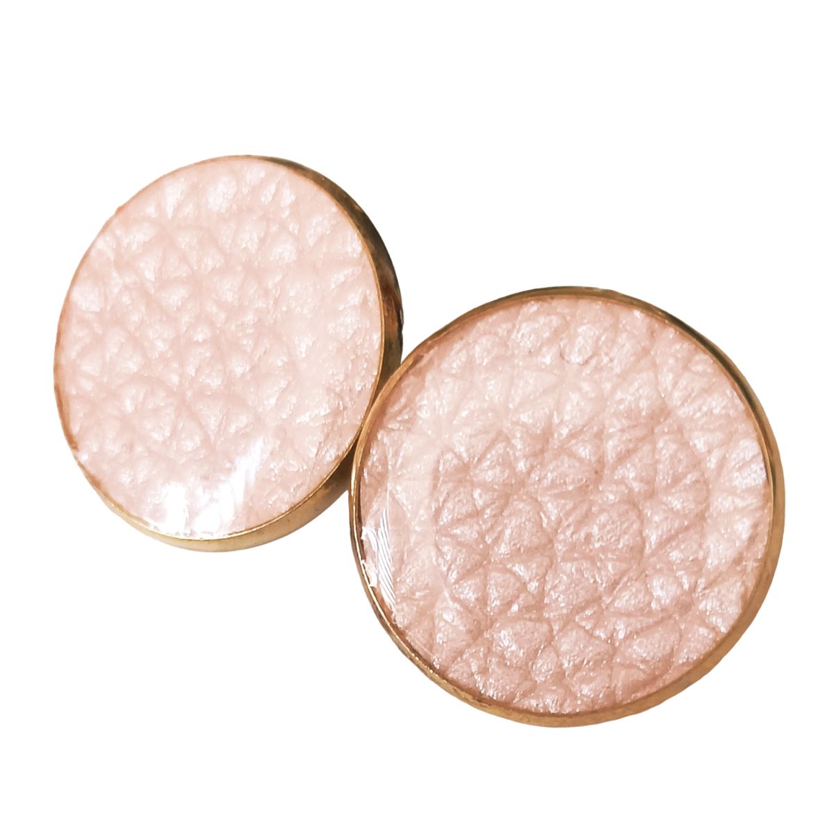 CATHALIFAUDJOYAS - aros ecocuero acero cathalifaudjoyas