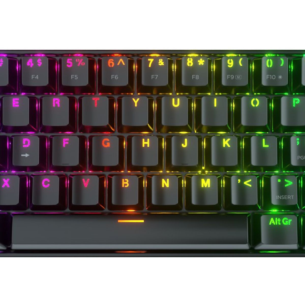 REDRAGON - Teclado Gamer Redragon K630RGB Dragonborn Sw Blue Negro Inglés