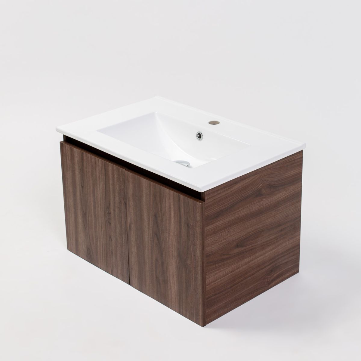 MOBELTEK - Kit Mueble Vanitorio 71cm 2 Puertas Cocoa