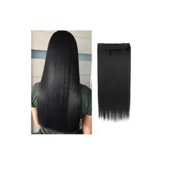GENERICO - Extensiones Kanekalon Colores Lisa Tonos Muy Naturales NEGRO 1B
