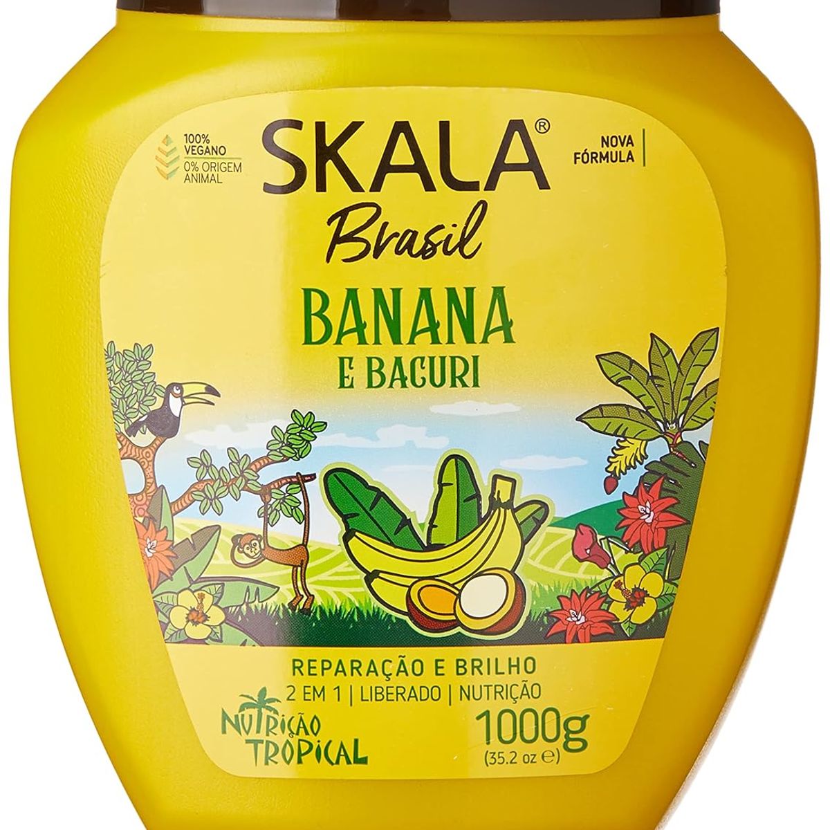 SKALA - CREMA TRATAMIENTO BANANA 1 KG  REPARACION Y BRILLO CAPILAR