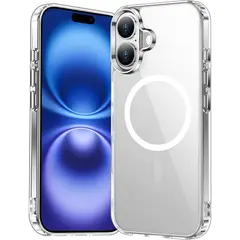 GENERICO - Carcasa Magnética Para iPhone 16 Transparente