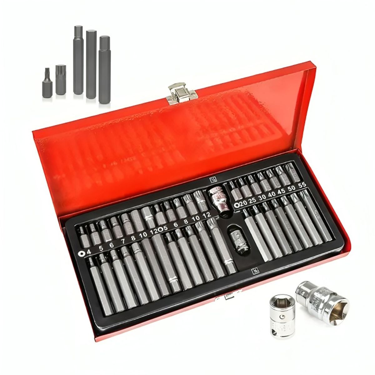 OEM - Set Kit Juego Puntas Corto Largo Torx Allen 40 Piezas