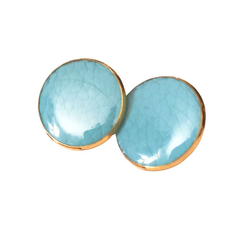 CATHALIFAUDJOYAS - aros ecocuero acero cathalifaudjoyas