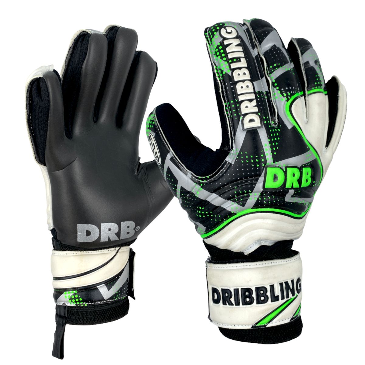 DRB - Guantes Arquero Portero Talla 10 DRB Striker Con Ferulas V/B