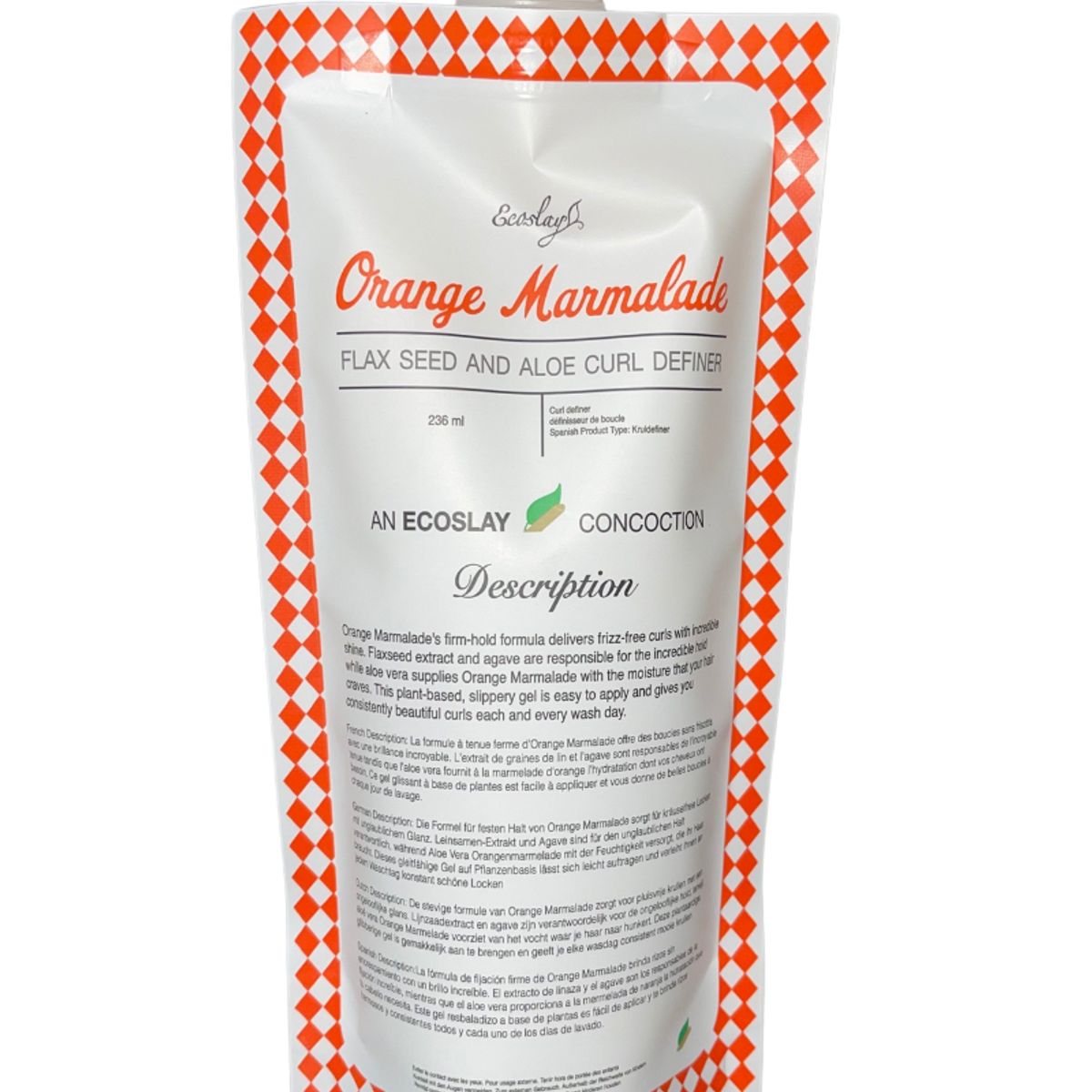 ECOSLAY - Crema-Gel Para Rizos Orange Marmalade 8 oz