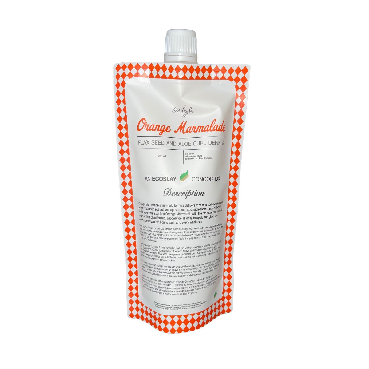 ECOSLAY - Crema-Gel Para Rizos Orange Marmalade 8 oz