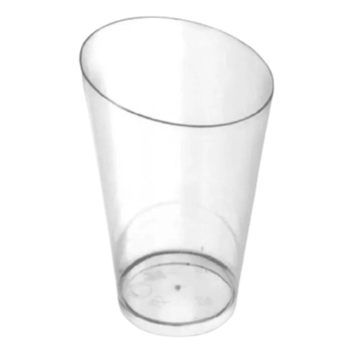 GENERICO - Vaso Acrílico Shot Bisel 60 Ml - 20 Unidades