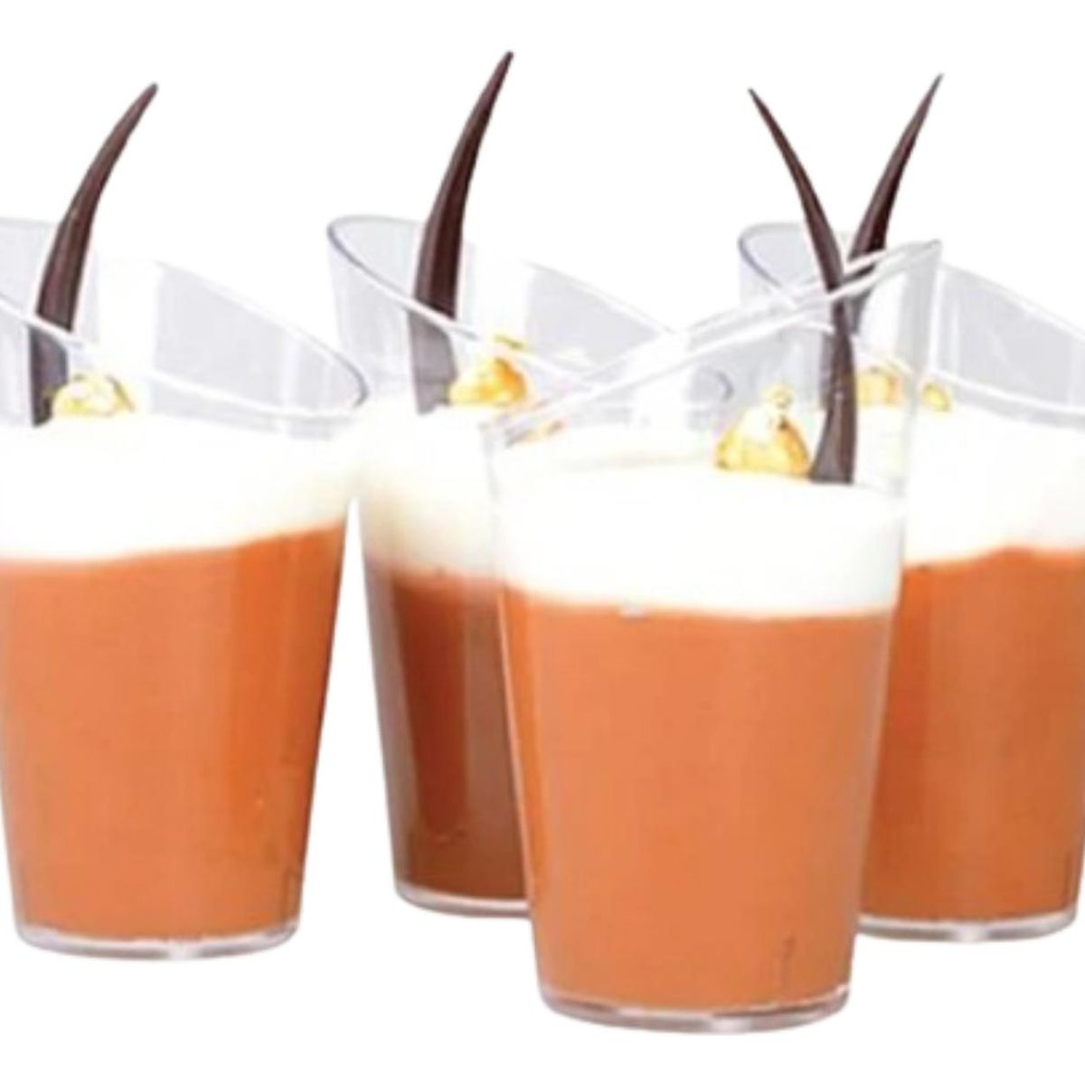 GENERICO - Vaso Acrílico Shot Bisel 60 Ml - 20 Unidades