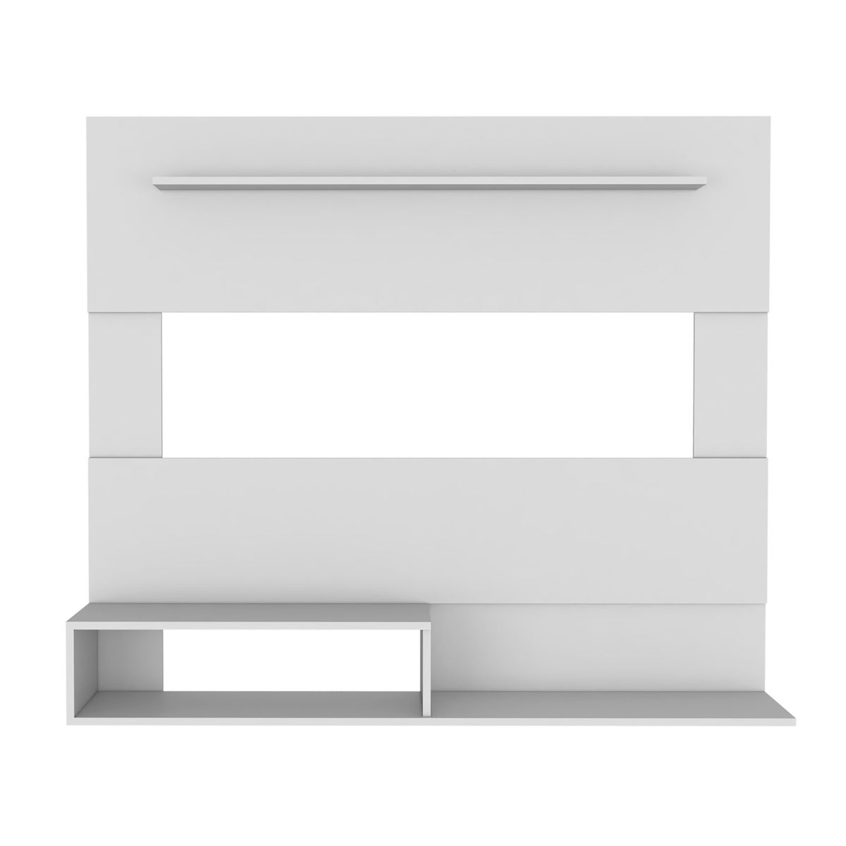 FMFURNITURE - Panel TV 55" 120X140 Cm Fm-009B Blanco